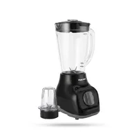 Nikai Blender 1.5L 350W, Plastic Jug with Dry Grinder, Stainless Steel Blades, Compact Design, One-Touch Nb1625a