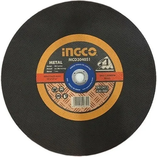 Ingco Abrasive Metal Cutting Disc Flat 16" 405mm for Metal A30RBF MCD304051