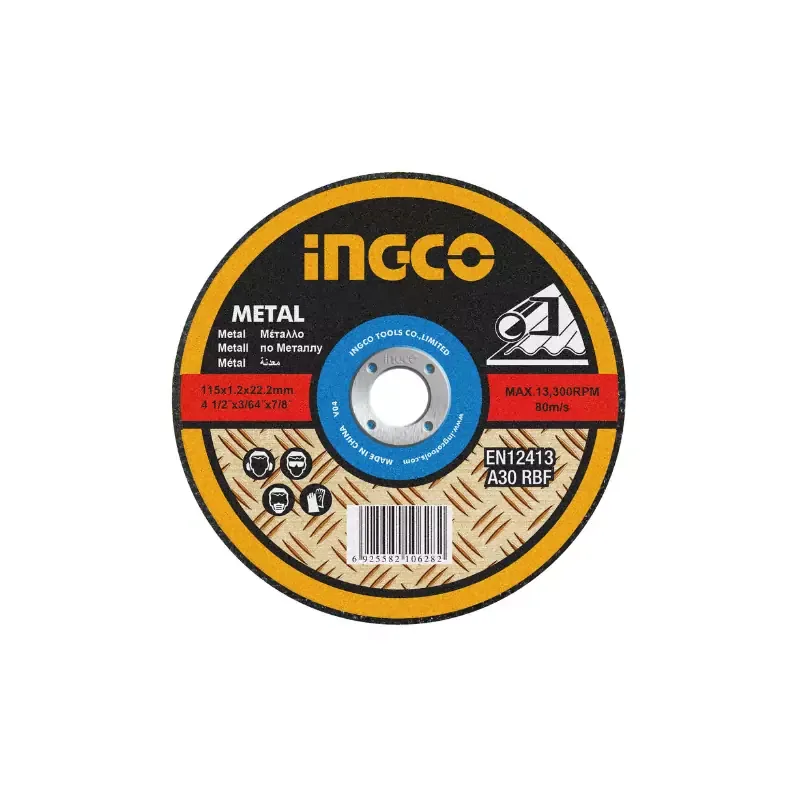 Ingco Abrasive Metal Cutting Disc Flat 16" 405mm for Metal A30RBF MCD304051