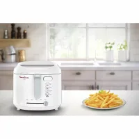 Moulinex Deep Fryer 1kg/1.8L Capacity 1470W Adjustable Thermostat White AF203127