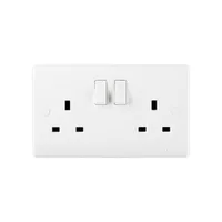 Tronic Standard Twin Switch Socket