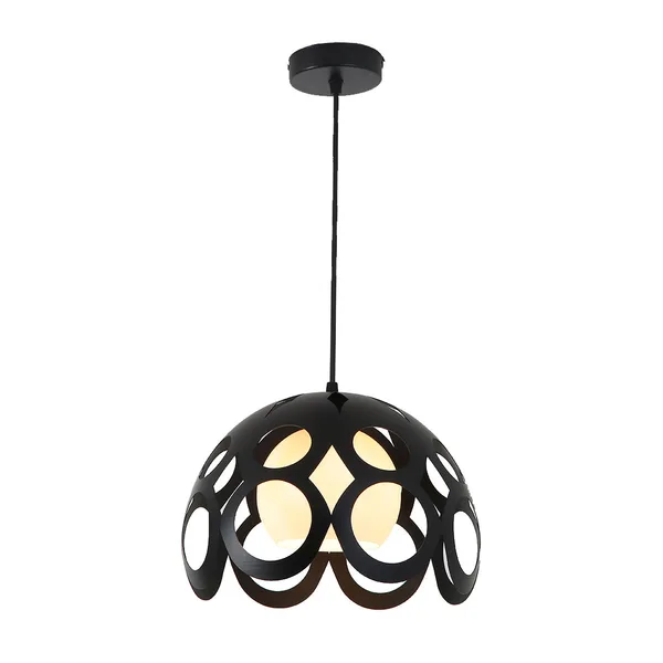 Tronic Black Orbital Cage Pendant Lamp