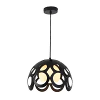 Tronic Black Orbital Cage Pendant Lamp