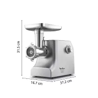 Moulinex 8in1 Electric Meat Mincer 2200W with 3 Stainless Steel Grids & Kebbe Maker ME858DM0