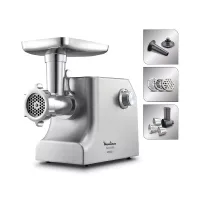 Moulinex 8in1 Electric Meat Mincer 2200W with 3 Stainless Steel Grids & Kebbe Maker ME858DM0