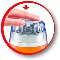 Moulinex Coffee Grinder Orange 180W 50gm No Filter AR110O27