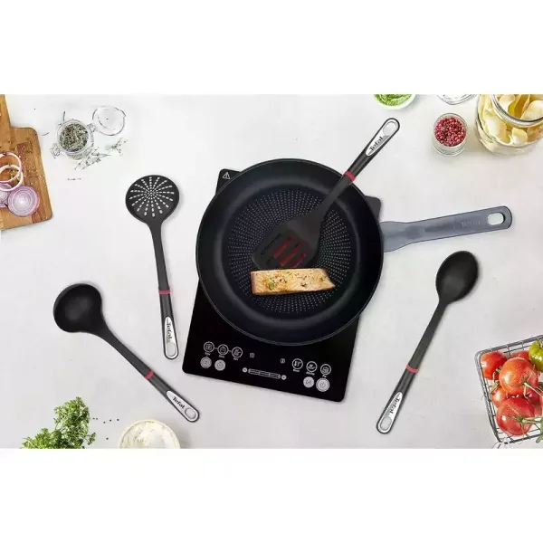 Tefal Ingenio Kitchen Tools 4pc Set Spatula, Spoon, Ladle and Spoon Colander K206S414