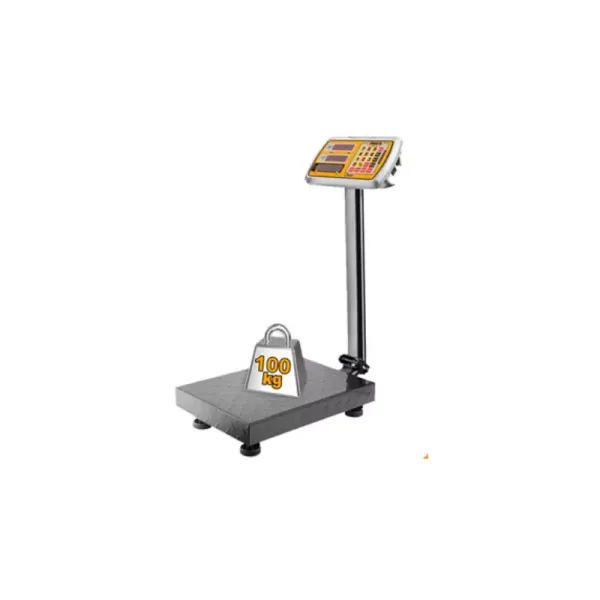 Ingco Rechargeable Digital Platform Scale 100kg with LED Display, 20g Graduation HESA31003