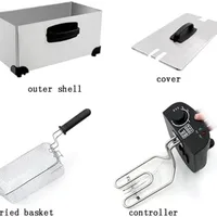 Delsa Stainless Steel Deep Fryer 2000W 3.5L DF635