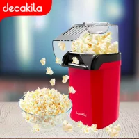 Decakila Popcorn Maker 0.27l Electric Stirring with Nonstick Surface 1200w Kett009r 2 minutes work time 95% effect popping rate 220-240 voltage 50-60hz