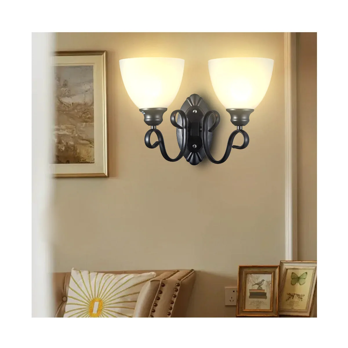 Tronic Classic Sconce Wall Lamp Black