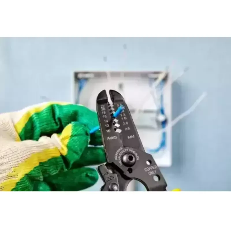 Ingco Wire Stripper 8.5"/215mm with Sharp Edge, Push Down Wire Function HWSP851