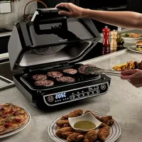 Kenwood Airfryer 8l Digital Touch Screen 4 in 1 Fry, Grill, Roast and Bake 1700w Ghf40.000bk4 Grill Levels, 8 Preset Functions - Grill, Air Crisp, Roast, Bake, Pizza, Reheat, Dehydrate & Manual Function