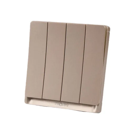Tronic Gold 4-Gang 2-Way Switch