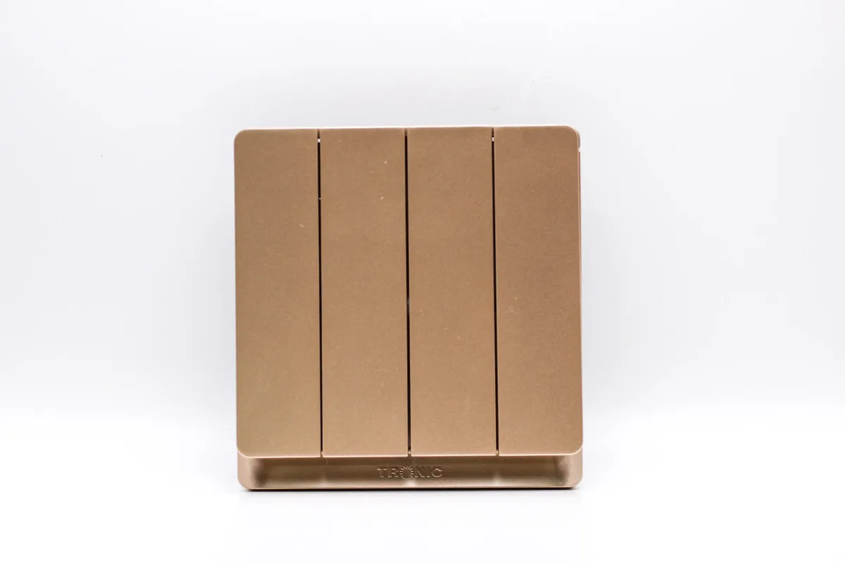 Tronic Gold 4-Gang 2-Way Switch