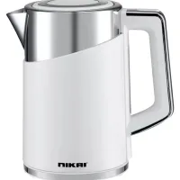 Nikai Jug Kettle 1.7L Plastic Double Layer 2200W NK820T1 Boil Dry Protection With Indicator Light Matt Finish Cool Touch Double Layer