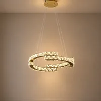 Tronic Luxury Crystal Spiral LED Pendant Light