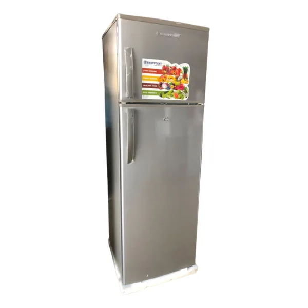 Westpoint Refrigerator 257L Double Door Top Freezer Defrost Silver WRHN-3018.ES