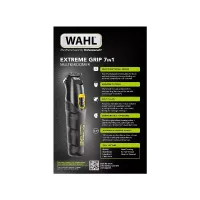 Wahl 7in1 Multigroomer Trimmer Kit, Extreme Grip with Washable Heads, Attachments 9893-417