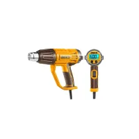 Ingco Electric Heat Gun 2000W with LCD Screen, 3pcs Nozzle & 1 Scraper HG2000581