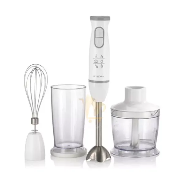 Hisense Hand Blender & Chopper Set with Mixing Bowl, 560W HHBC564QW