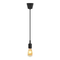 Tronic Hanging E27(Screw) Pendant Holder - Black