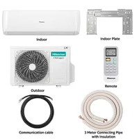 Hisense Wall Split Air Conditioner 9000BTU with WiFi Inverter, Ultra Quiet, Fast Cooling, Energy Saving R32 AS-09TW4RYRCJ01B