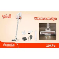 Decakila Cordless Vacuum Cleaner 140W 0.8L Suction 10 Kpa CUCV001W