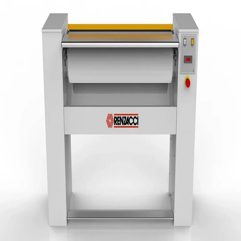 Renzacci Commercial Roller Ironing Machine, 1600mm Professional Flatwork Ironer, High-Pressure Industrial Laundry Finisher with Steam Suction KZ1630
