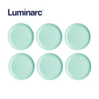 Luminarc Diwali Dinner Plate 25cm Light Turquoise (Pack of 6pcs)