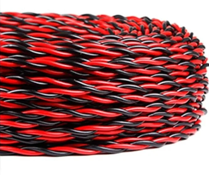 Tronic 0.5mm 2 Core Flexible Red & Black Twisted Cable