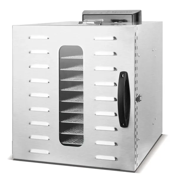 Commercial Electric Food Dehydrator 1000W 12-Tray, 30-90C Adjustable Temperature HFD-12