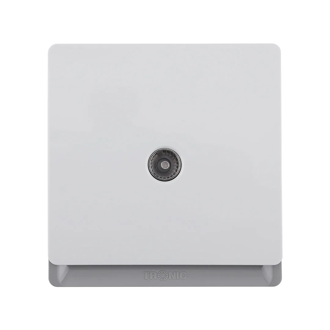 Tronic Single TV Socket - Ivory