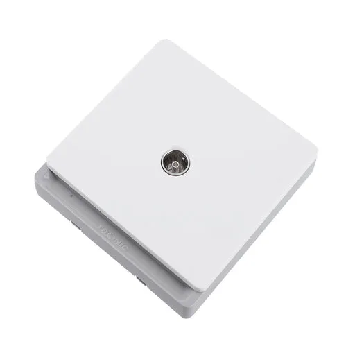 Tronic Single TV Socket - Ivory