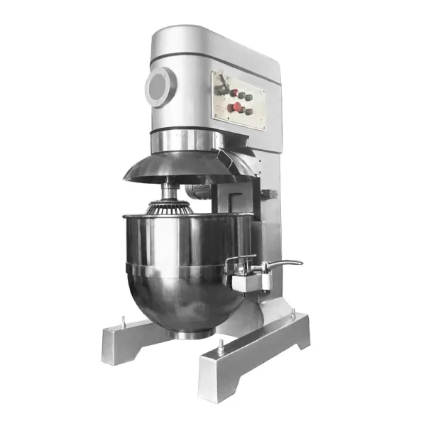 Commercial Electric Industrial Food Mixer 7kW 125L , 3-Speed Heavy-Duty Planetary Mixer with Safety Net & Trolley WG-B125