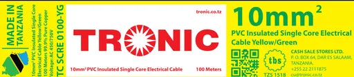 Tronic 10mm Single Core Cable