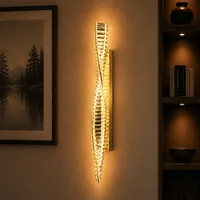 Tronic Twisted Crystal LED Wall Light