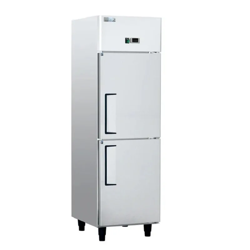 Commercial Electric Static Cooling Upright Chiller, 516L High-Capacity Vertical Refrigerator, Professional Dixell Controlled Stainless Steel Storage STUC-02PN
