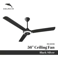 Dolphin Ceiling Fan 56'' 3 Blades ME-2001BG