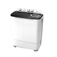 Hisense Washing Machine 6kg Manual, Twin Tub, Rust Proof, Plastic Body, Low Noise, White WSXL601