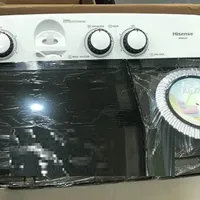 Hisense Washing Machine 6kg Manual, Twin Tub, Rust Proof, Plastic Body, Low Noise, White WSXL601