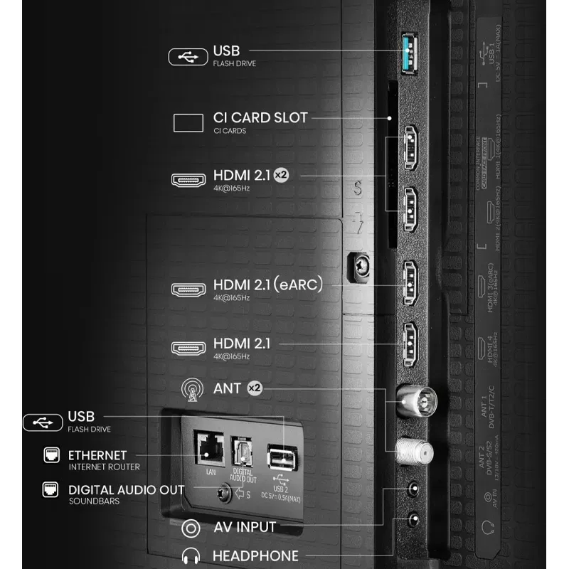 Hisense ULED Smart 4K Mini-LED TV, 100″, 100U7Q Pro