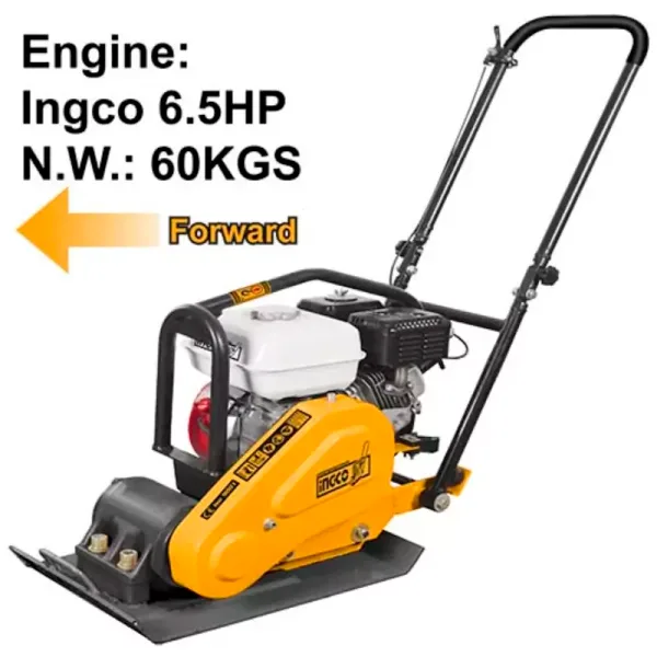 Ingco Plate Compactor Ingco Engine 6.5HP Petrol GCP060-2