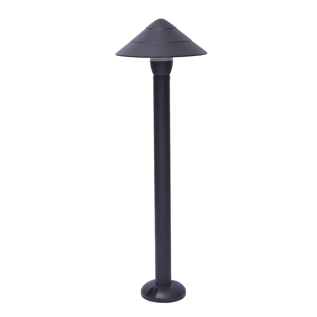 Tronic Black Mushroom LED Bollard