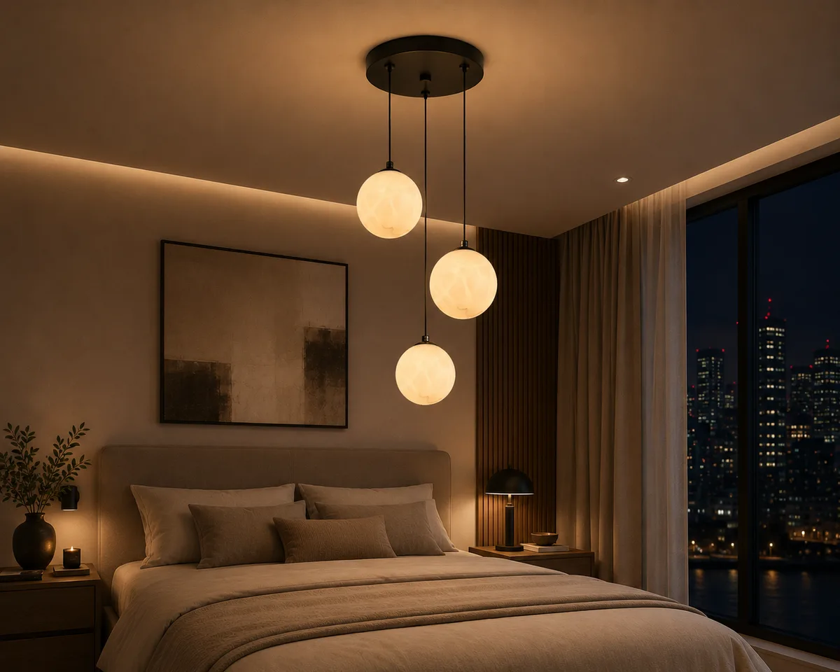 Tronic Modern 3-Light Globe Cluster Pendant Light