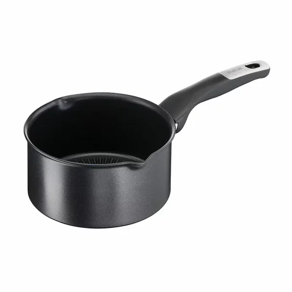 Tefal Unlimited Saucepan 16 CM All Hobs Titanium Non Stick Anti Scratch Safe Non Stick G6 Unlimited Round Saucepan With Pouring Edge Pan Cast Aluminum G2552802
