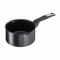 Tefal Unlimited Saucepan 16 CM All Hobs Titanium Non Stick Anti Scratch Safe Non Stick G6 Unlimited Round Saucepan With Pouring Edge Pan Cast Aluminum G2552802