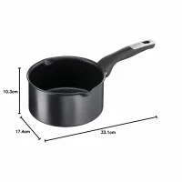 Tefal Unlimited Saucepan 16 CM All Hobs Titanium Non Stick Anti Scratch Safe Non Stick G6 Unlimited Round Saucepan With Pouring Edge Pan Cast Aluminum G2552802
