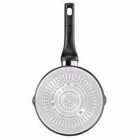 Tefal Unlimited Saucepan 16 CM All Hobs Titanium Non Stick Anti Scratch Safe Non Stick G6 Unlimited Round Saucepan With Pouring Edge Pan Cast Aluminum G2552802