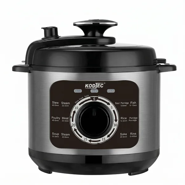 Kodtec Digital Electric Pressure Cooker Multi-Functional Smart Cooker 6.0L, Professional 12-in-1 Nutrient-Lock Programmable Cooker KT-160MEP